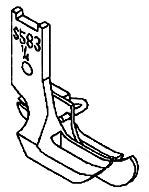 Лапка внешняя S583 3/16"